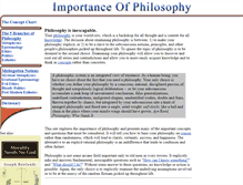 Tablet Screenshot of importanceofphilosophy.com